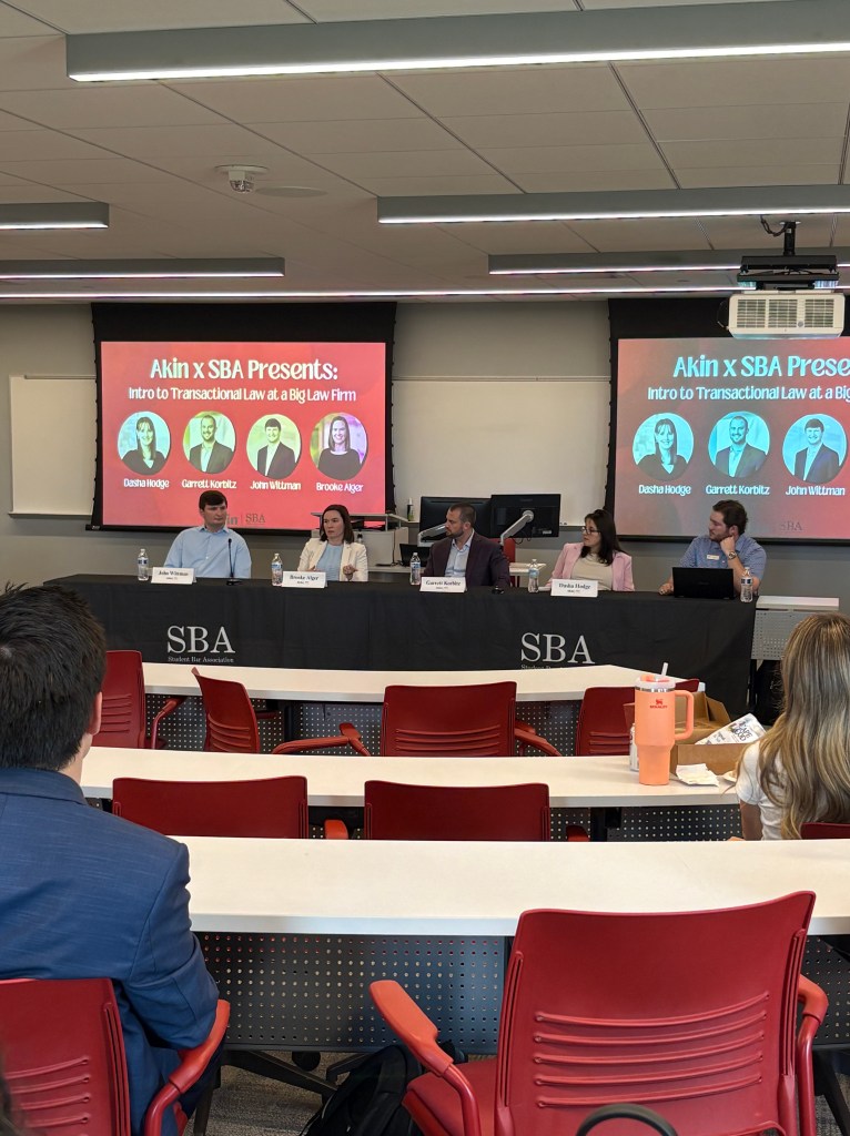 Akin x SBA Presents: Intro to Transactional Law at a Big Law Firm